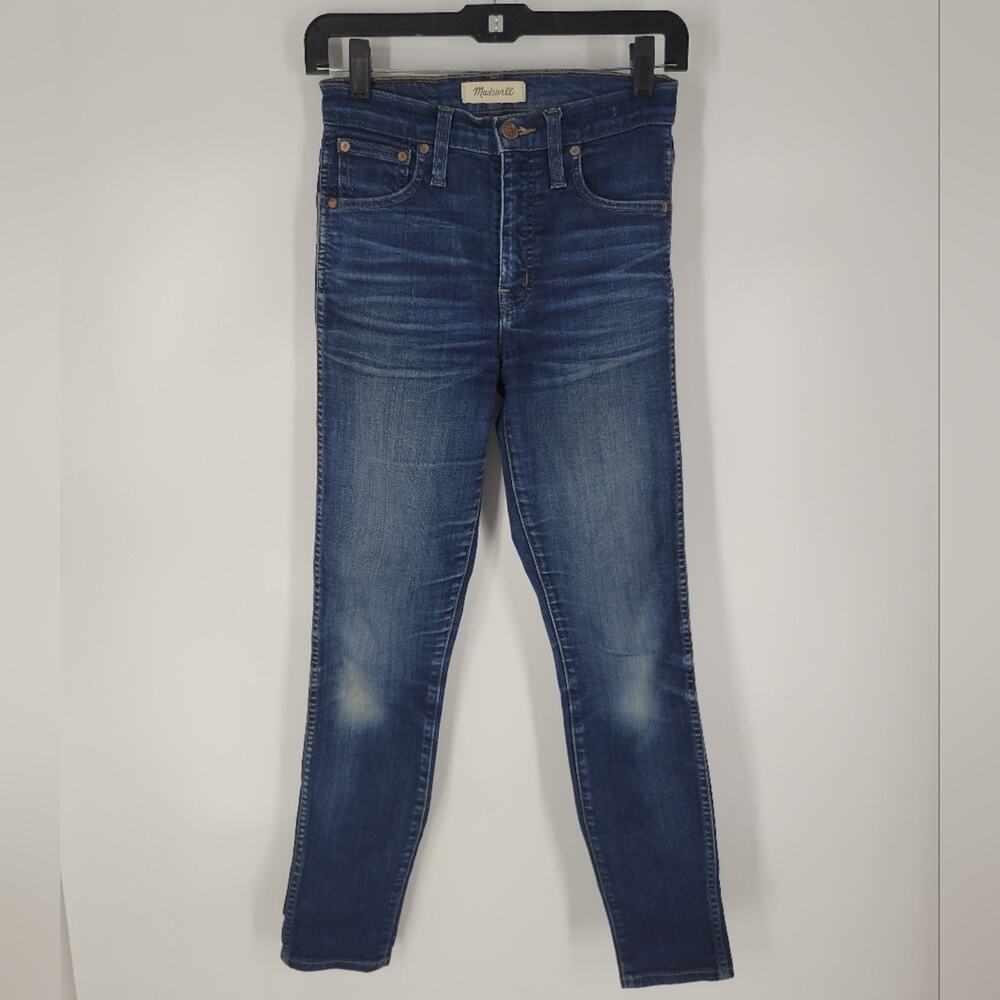 Madewell Hayes Wash 10" High Riser Skinny Skinny Jeans 24